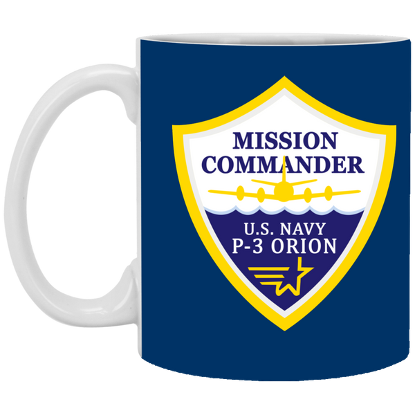 P-3 Orion 3 MC White Mug - 11oz