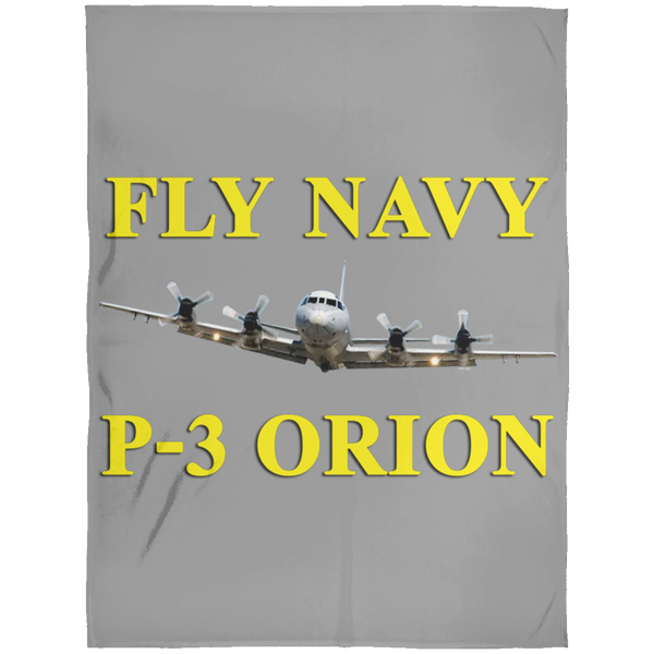 Fly Navy P-3 3 Blanket - Arctic Fleece Blanket 60x80