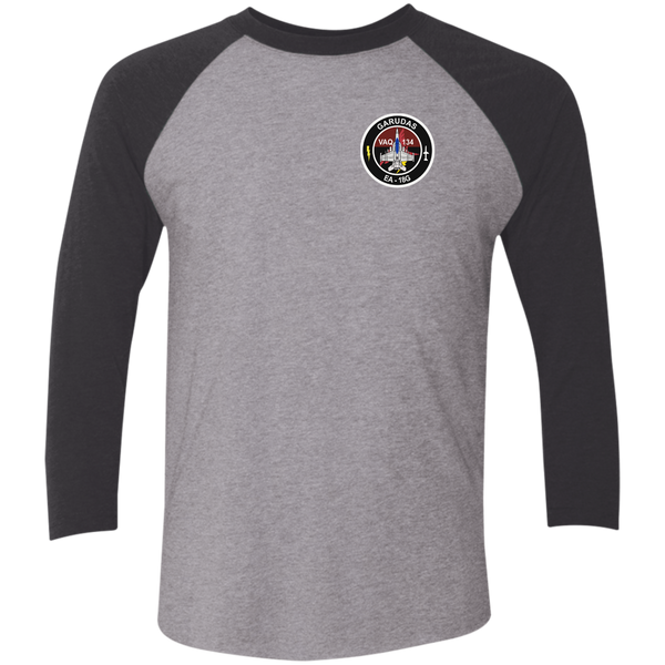 VAQ 134 4c Baseball Raglan T-Shirt