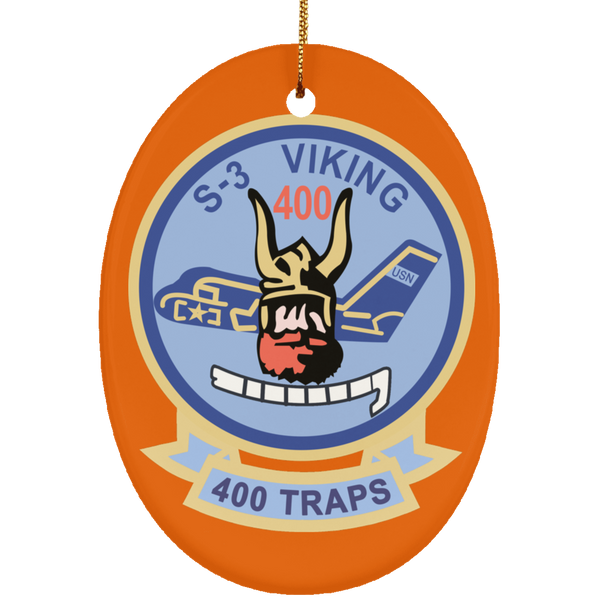 S-3 Viking 6 Ornament - Oval