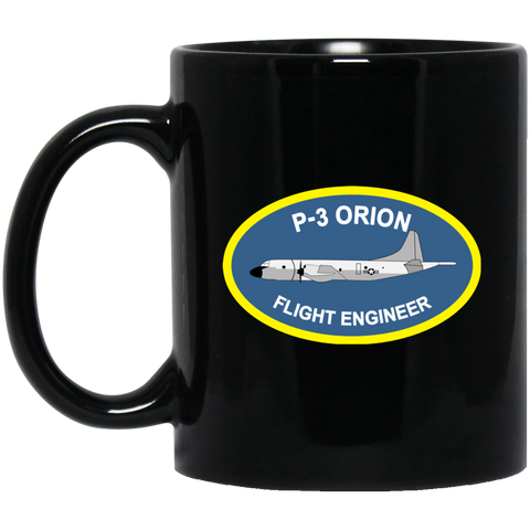 P-3 Orion 4 FE Black Mug - 11oz