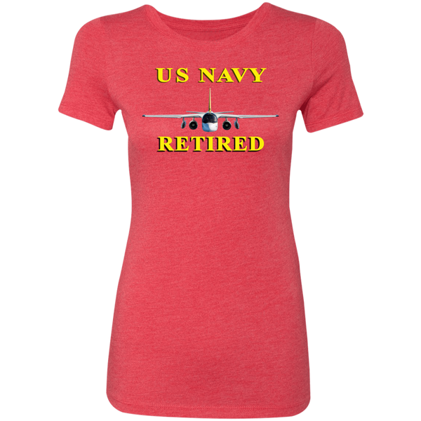 Navy Retired 2 Ladies' Triblend T-Shirt