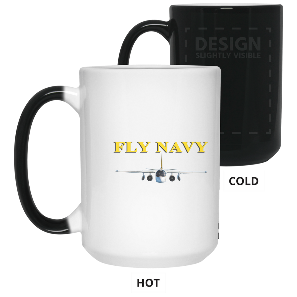 Fly Navy S-3 4 Color Changing Mug - 15oz