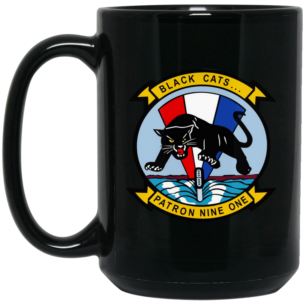 VP 91 1 Black Mug - 15oz