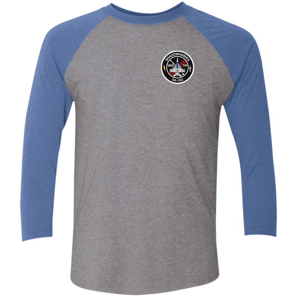 VAQ 141 6c Baseball Raglan T-Shirt