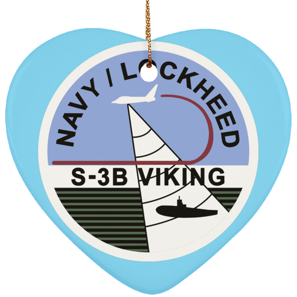 S-3 Viking 7 Ornament - Heart