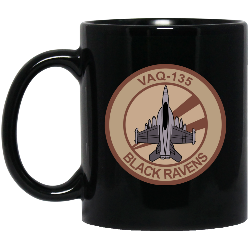 VAQ 135 6 Black Mug - 11oz