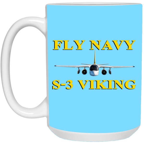 Fly Navy S-3 3 Mug - 15oz