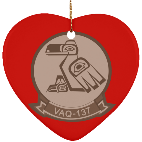 VAQ 137 2 Ornament Ceramic - Heart