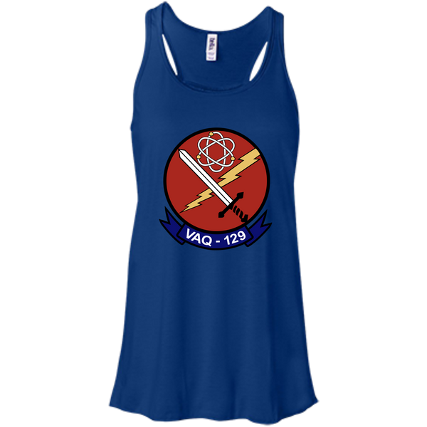 VAQ 129 2 Flowy Racerback Tank