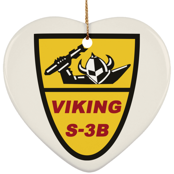 S-3 Viking 1 Ornament - Heart