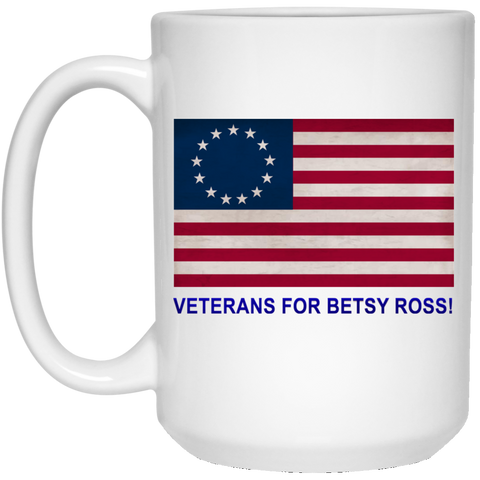Betsy Ross Vets Mug - 15oz