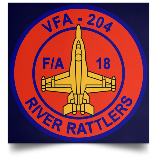 VFA 204 4 Poster - Square