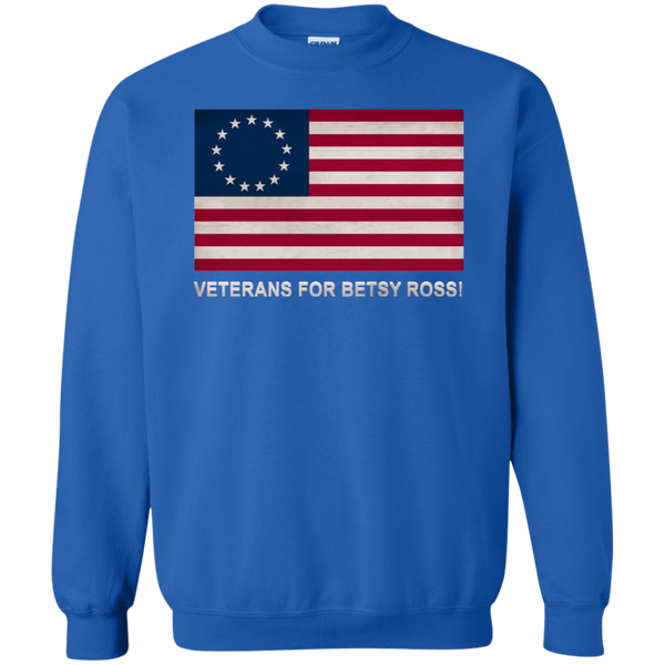 Betsy Ross Vets 2 Crewneck Pullover Sweatshirt