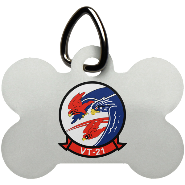 VT 21 3 Pet Tag - Dog Bone