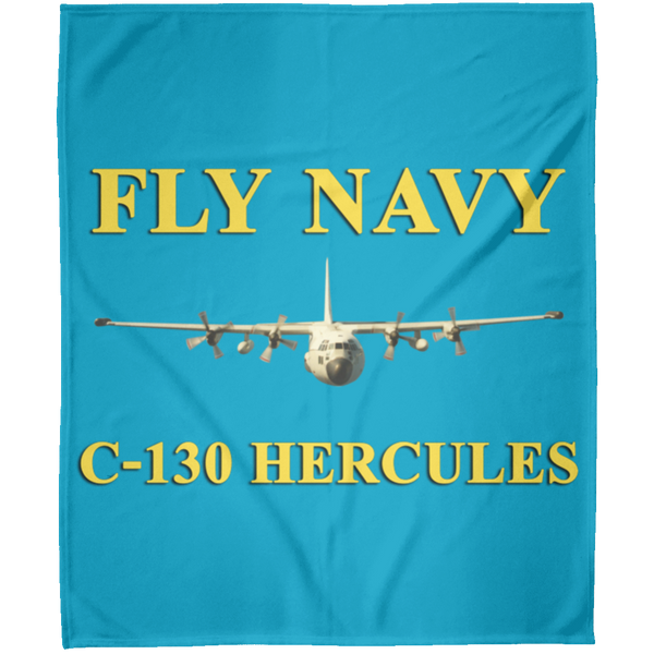 Fly Navy C-130 3 Blanket - Arctic Fleece Blanket 50x60