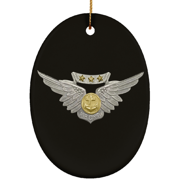 Combat Air 1 Ornament - Oval