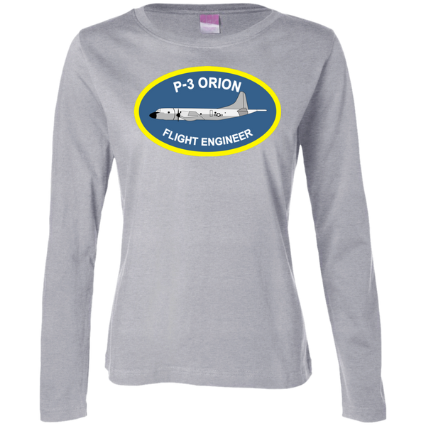 P-3 Orion 4 FE Ladies' LS Cotton T-Shirt