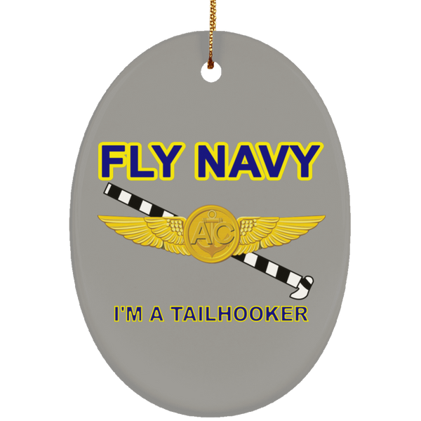 Fly Navy Tailhooker 2 Ornament - Oval