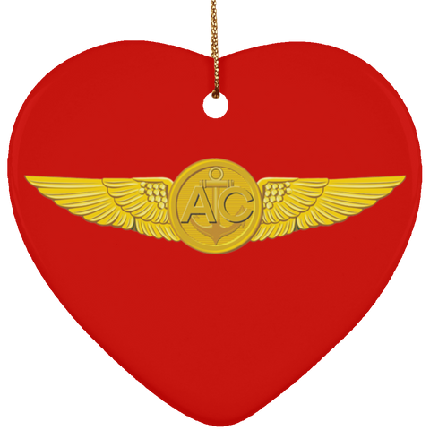 Aircrew 1 Ornament - Heart