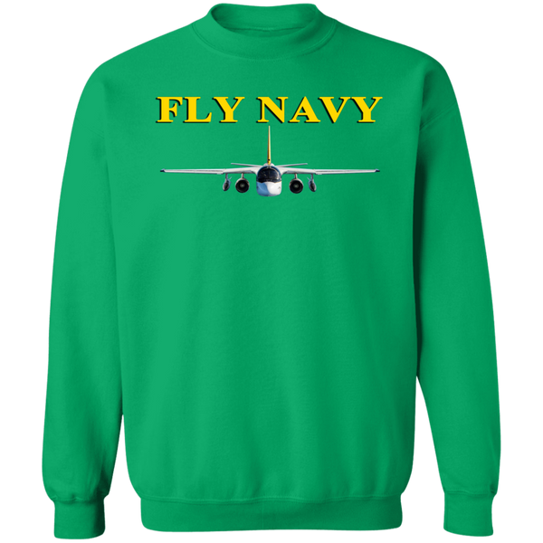 Fly Navy S-3 4 Crewneck Pullover Sweatshirt