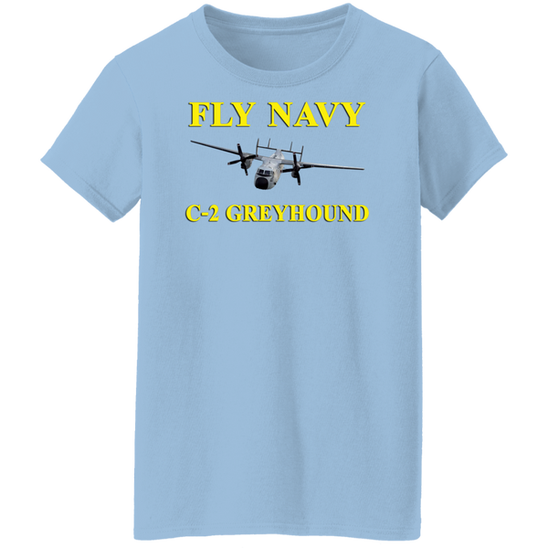 Fly Navy C-2 3 Ladies' Cotton T-Shirt