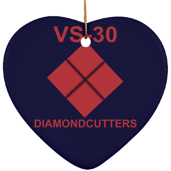 VS 30 3 Ornament Ceramic - Heart