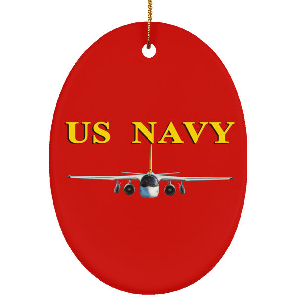 US Navy S-3 4 Ornament - Oval