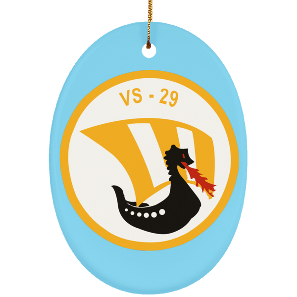 VS 29 2 Ornament Ceramic - Oval