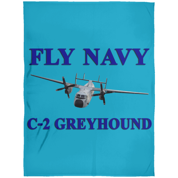 Fly Navy C-2 1 Blanket - Arctic Fleece Blanket 60x80