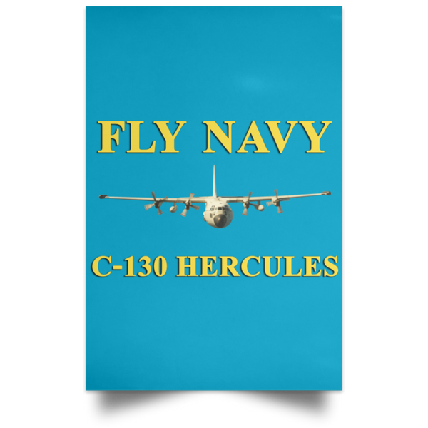 Fly Navy C-130 3 Poster - Portrait