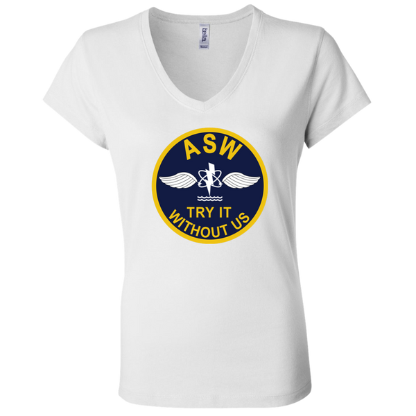 ASW 02 Ladies' Jersey V-Neck T-Shirt