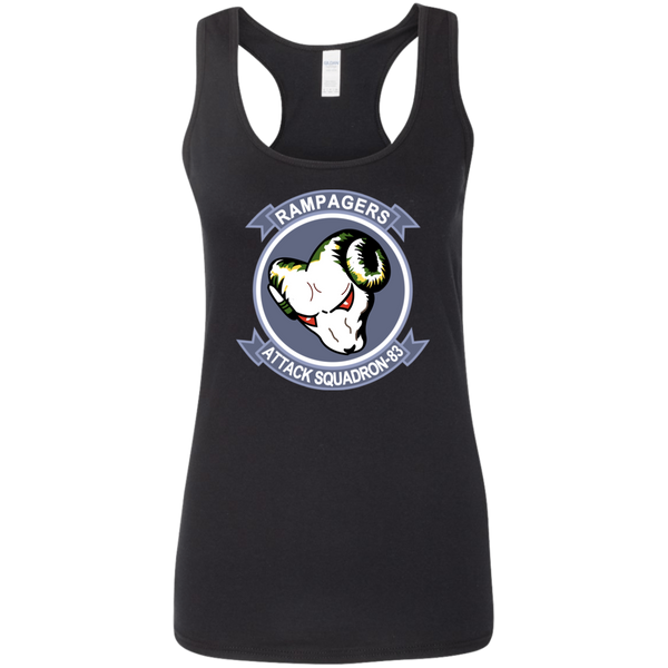 VA 83 2 Ladies' Softstyle Racerback Tank