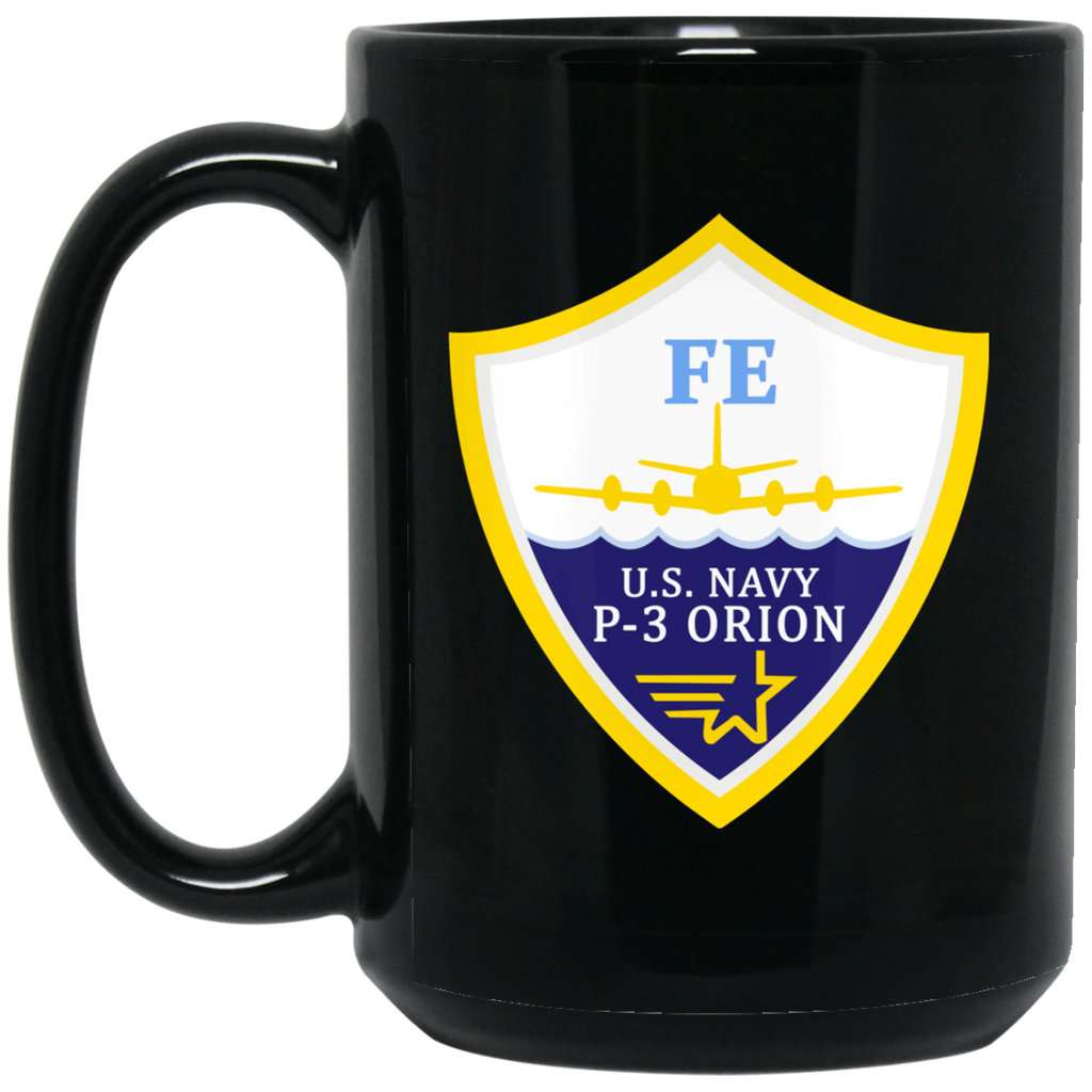 P-3 Orion 3 FE Black Mug - 15oz