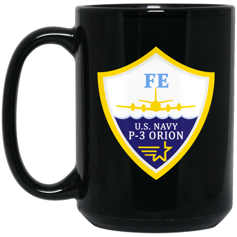 P-3 Orion 3 FE Black Mug - 15oz