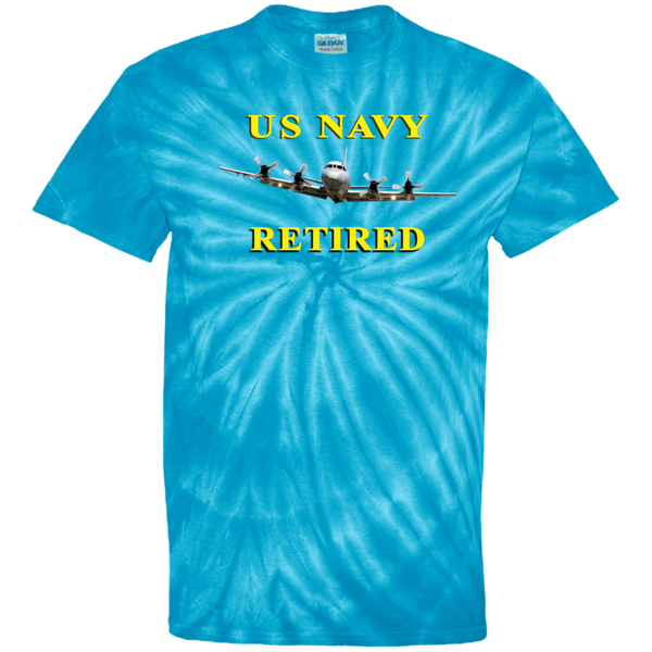 Navy Retired 1 Cotton Tie Dye T-Shirt