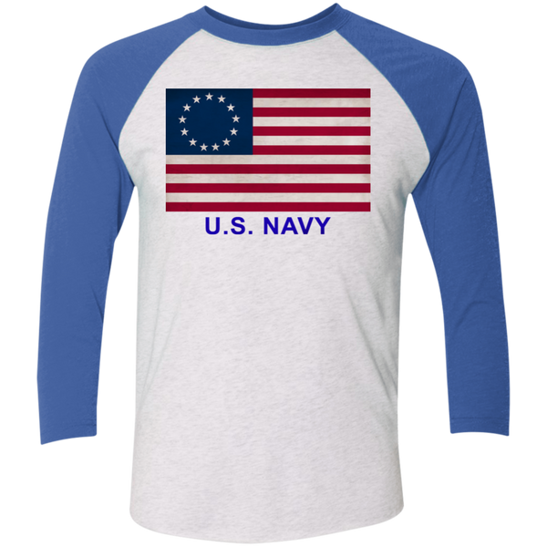 Betsy Ross USN 1 Baseball Raglan T-Shirt