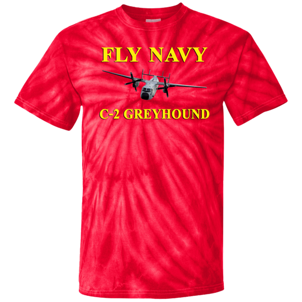 Fly Navy C-2 3 Cotton Tie Dye T-Shirt