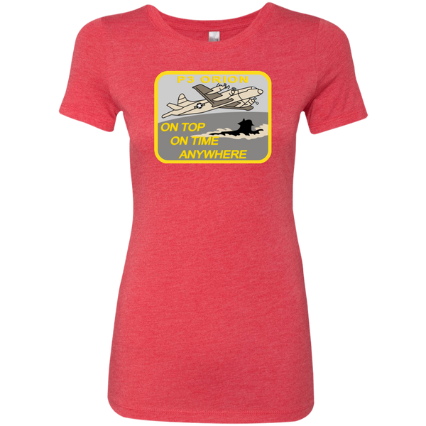 P-3 On Top Ladies' Triblend T-Shirt