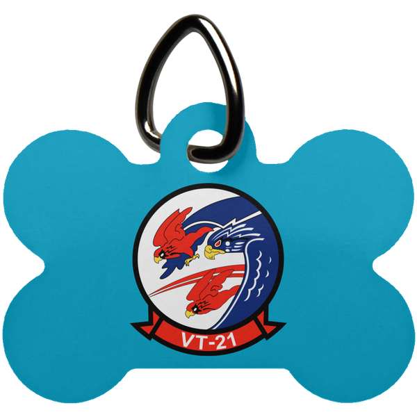 VT 21 3 Pet Tag - Dog Bone