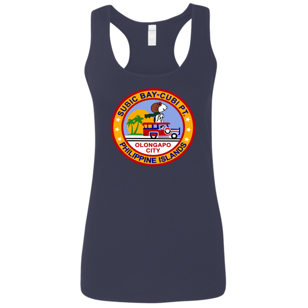 Subic Cubi Pt 01 Ladies' Softstyle Racerback Tank