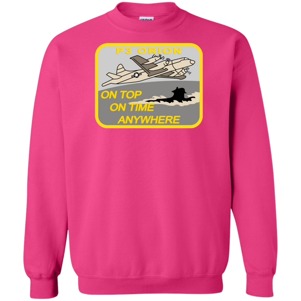 P-3 On Top Crewneck Pullover Sweatshirt