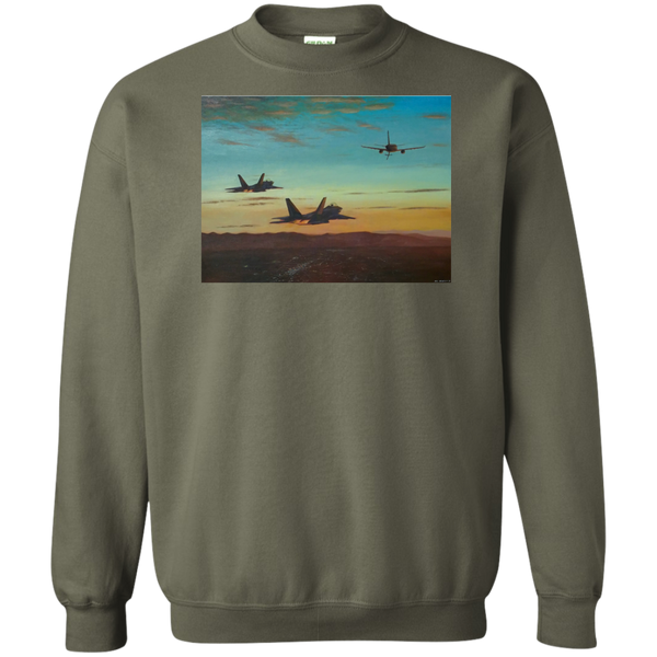 Time To Refuel Crewneck Pullover Sweatshirt