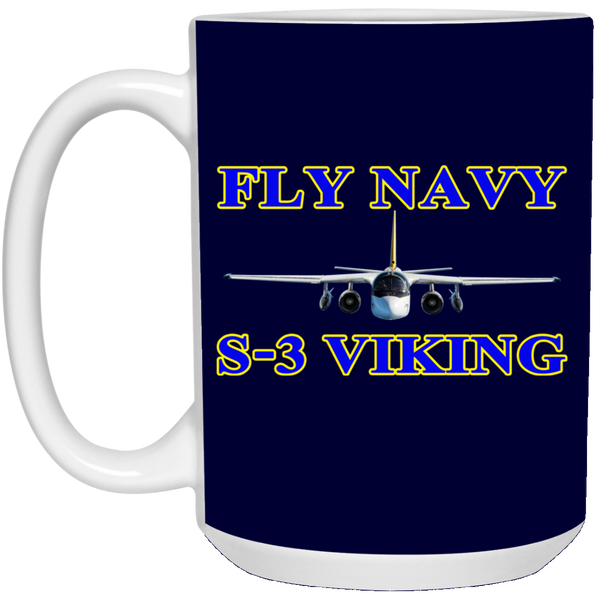 Fly Navy S-3 1 Mug - 15oz