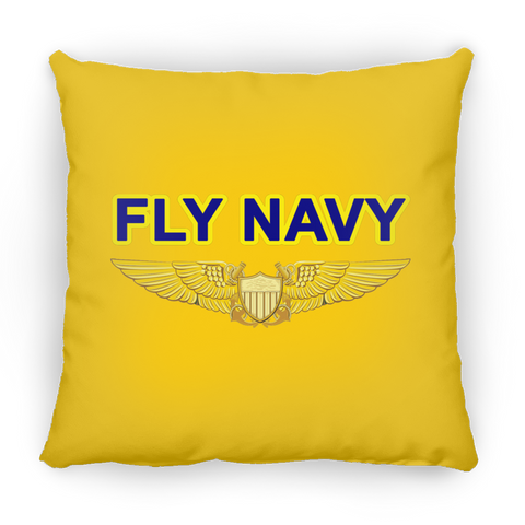 Fly Navy NFO Pillow - Square - 18x18