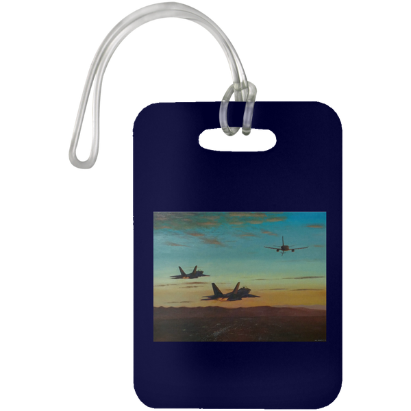 Time To Refuel Luggage Bag Tag