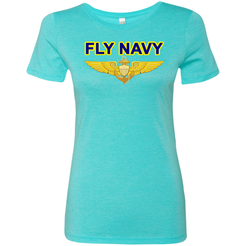 Fly Navy Aviator Ladies' Triblend T-Shirt