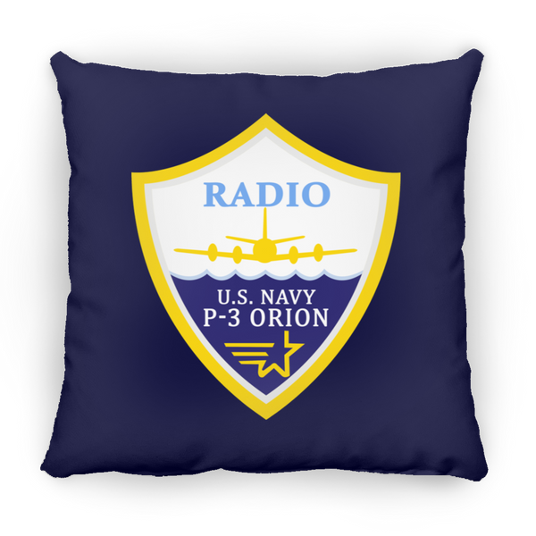 P-3 Orion 3 Radio Pillow - Square - 18x18