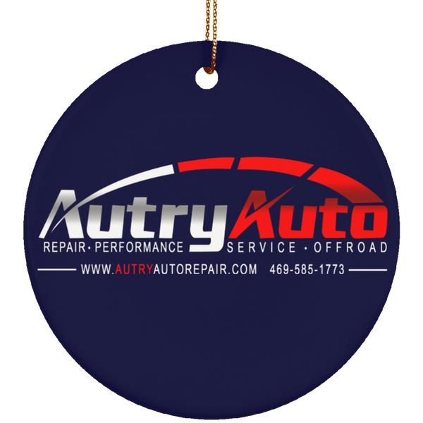 Autry Auto Ornament - Circle