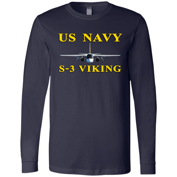 US Navy S-3 3 LS Jersey T-Shirt